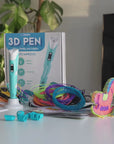 Paquete de inicio de bolígrafo 3D: filamento de 10 colores