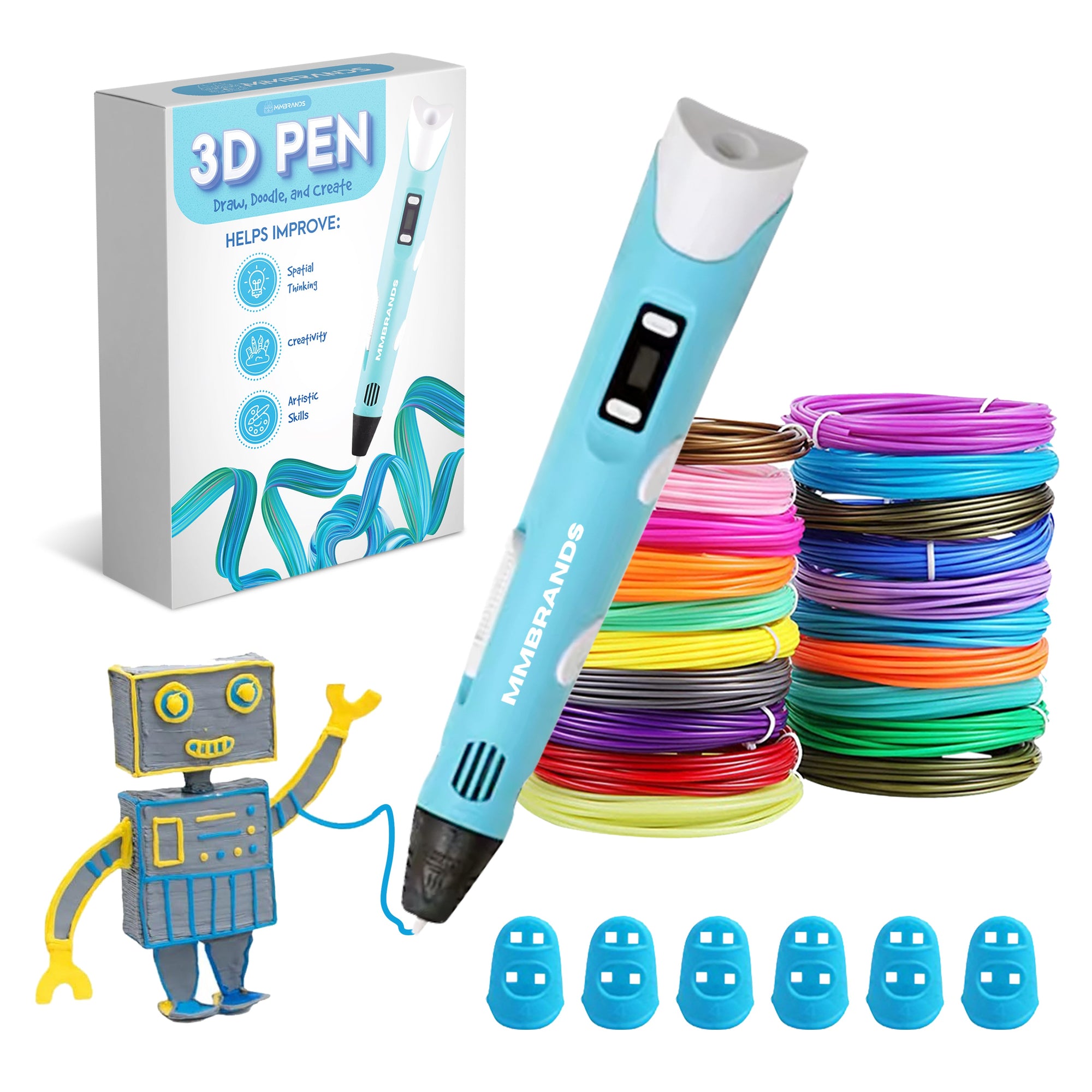 3D Pen Starterspakket - 10 Kleuren Filament